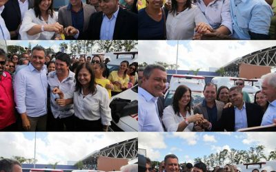 Deputada entrega ambulâncias para Muniz Ferreira e Milagres