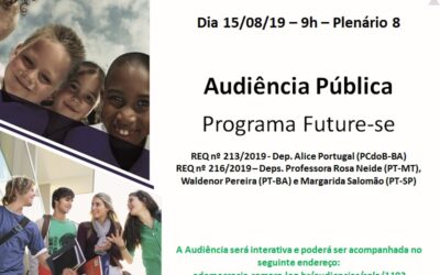 Alice Portugal realiza debate sobre o programa “Future-se”