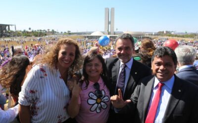 Margaridas ocupam Brasília por direitos e contra Bolsonaro