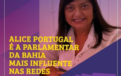 Alice Portugal é a parlamentar da Bahia mais influente nas redes