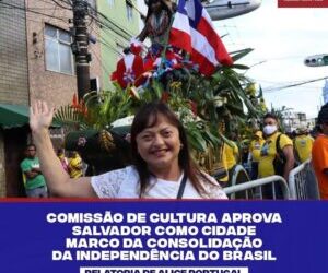 Comissão de Cultura aprova PL que declara Salvador como o marco da consolidação da Independência do Brasi