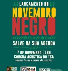 Lançamento novembro negro