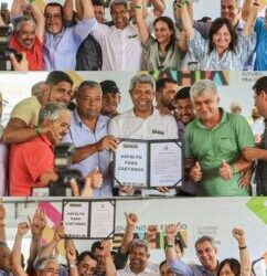 Assinamos a ordem de serviço para a pavimentação da BA-959