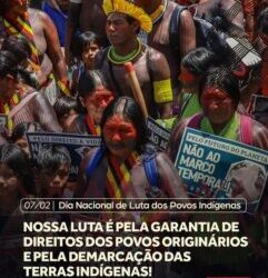 Dia Nacional de Luta dos Povos Indígenas