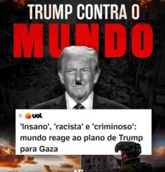 Trump tem plano de deslocamento forçado dos palestinos e controle dos EUA sobre Gaza