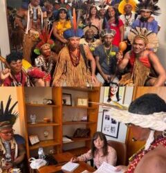 Reunião com indígenas Pataxó buscando proteção de seus territórios