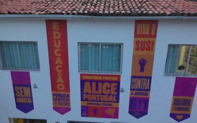 Deputada Alice Portugal inaugura seu novo escritório político na Federação